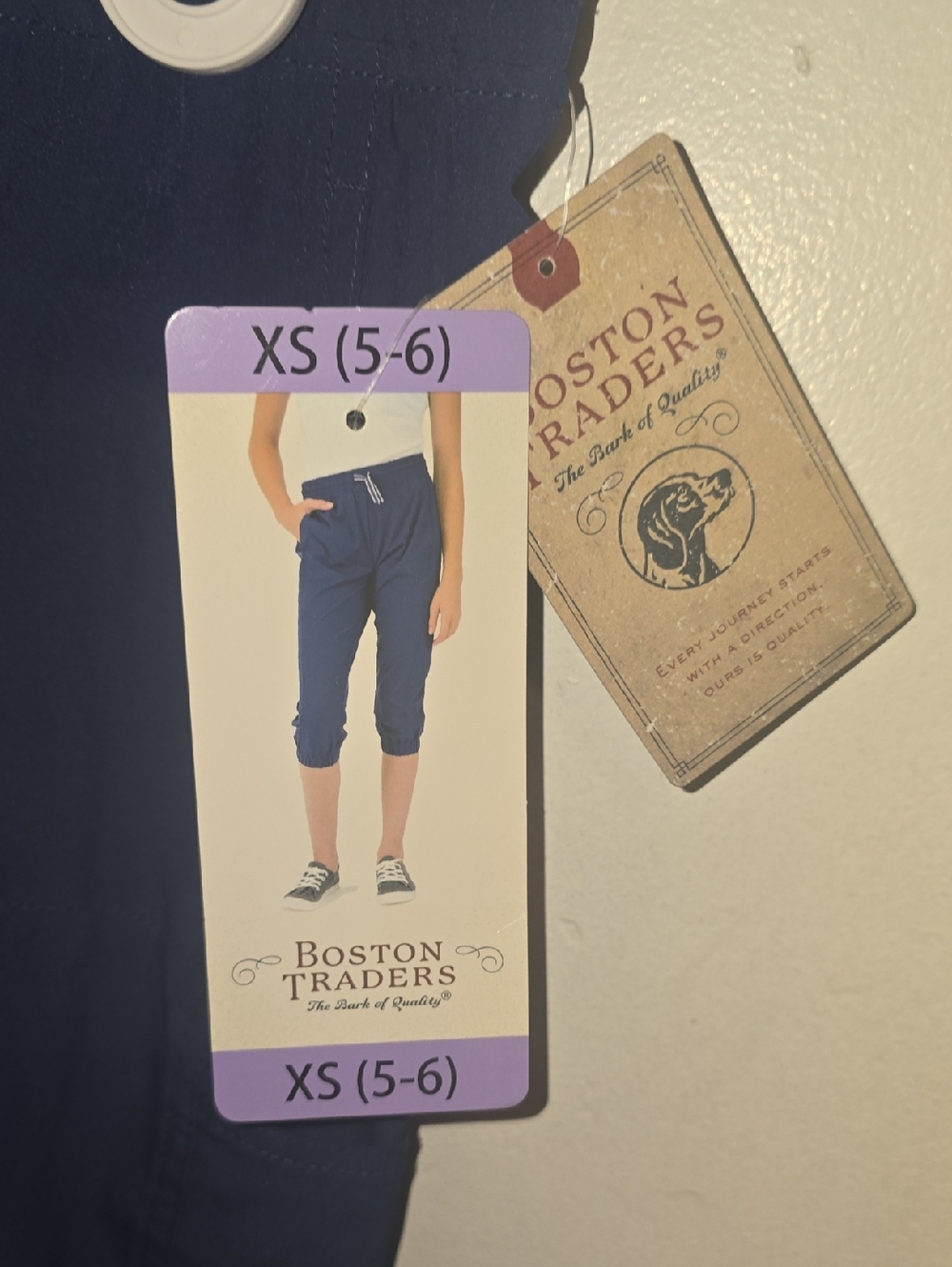 Boston Traders Navy Capri Sweatpants for Kids